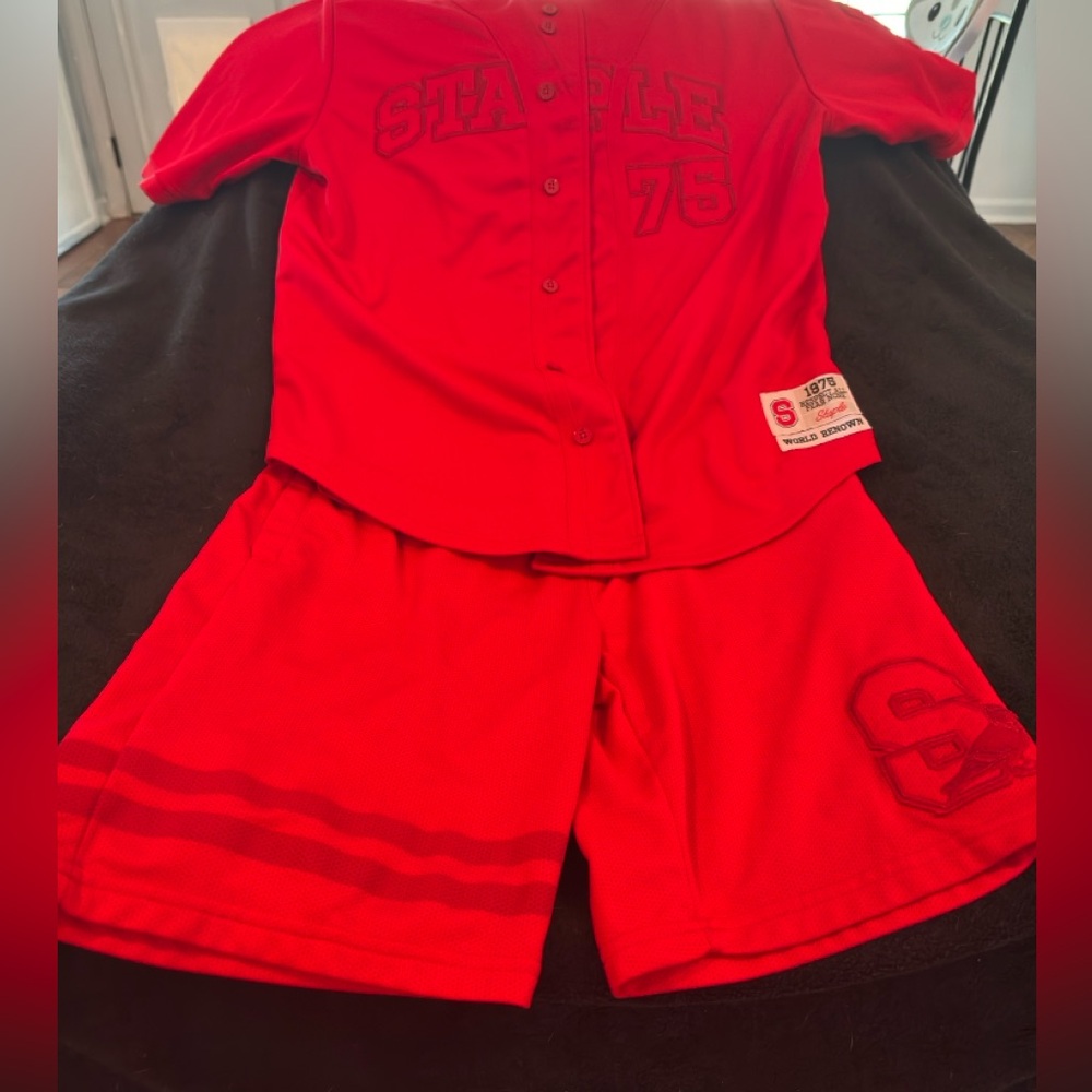 Staple pigeon mesh jersey set